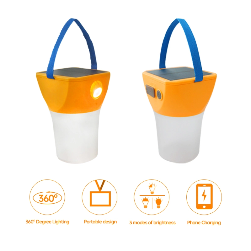 Solar Lantern for Indoor and Outdoor and Camping Light with USB Point Power Your Phone for Nigeria.