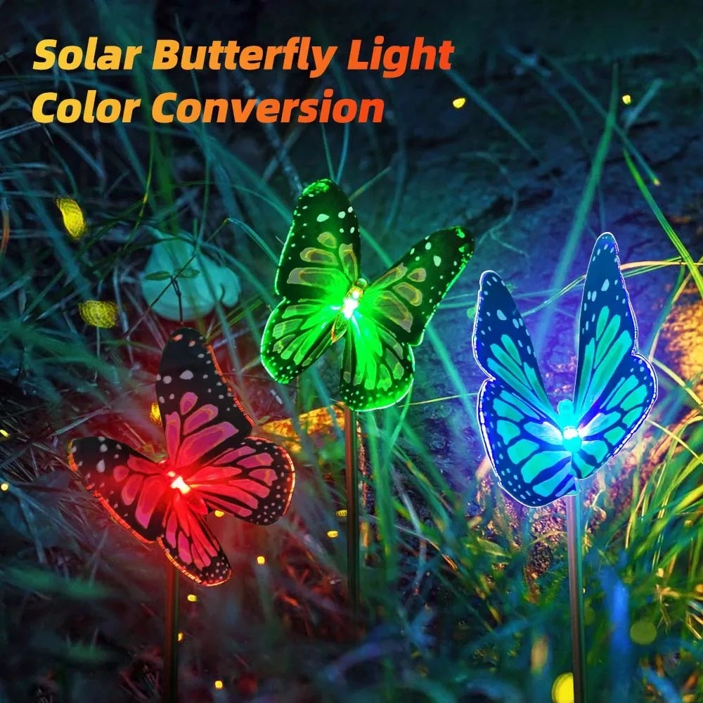 Solar Powered Outdoor Garden LED Landscape Lighting Decorations