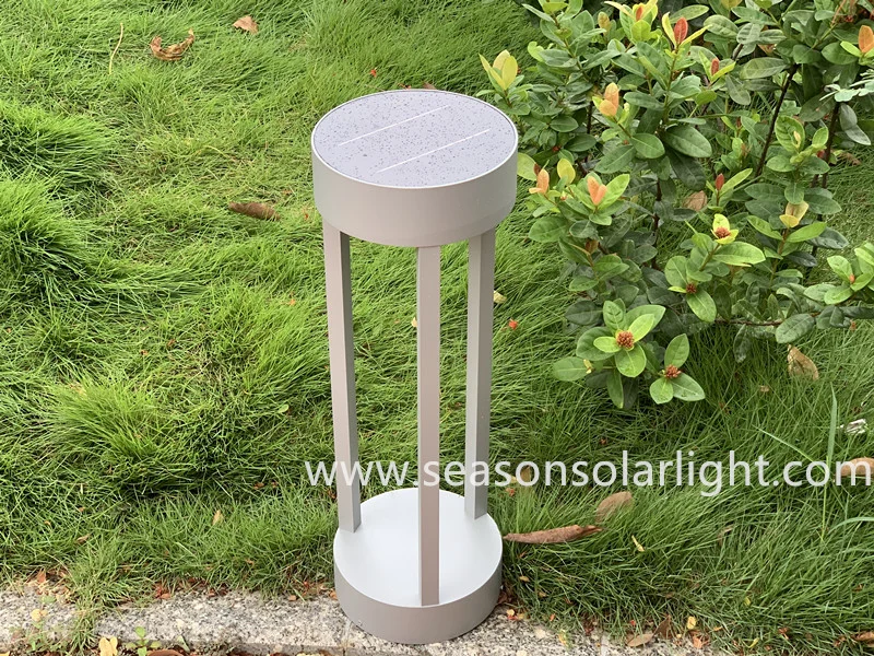 New Water-Proof LED Lighting Garden Decking Outdoor Solar Lawn Light with Warm + White LED Light