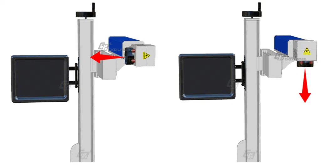 Online Flying Fiber Laser Marker on Pipe Line Packing Date Number Printing