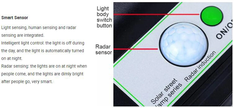 Best Price 150W 200W 250W ABS IP65 Waterproof Outdoor Energy Saving Powered Panel Flood Sensor Road Outdoor Garden Wall LED All in One Solar Street Light