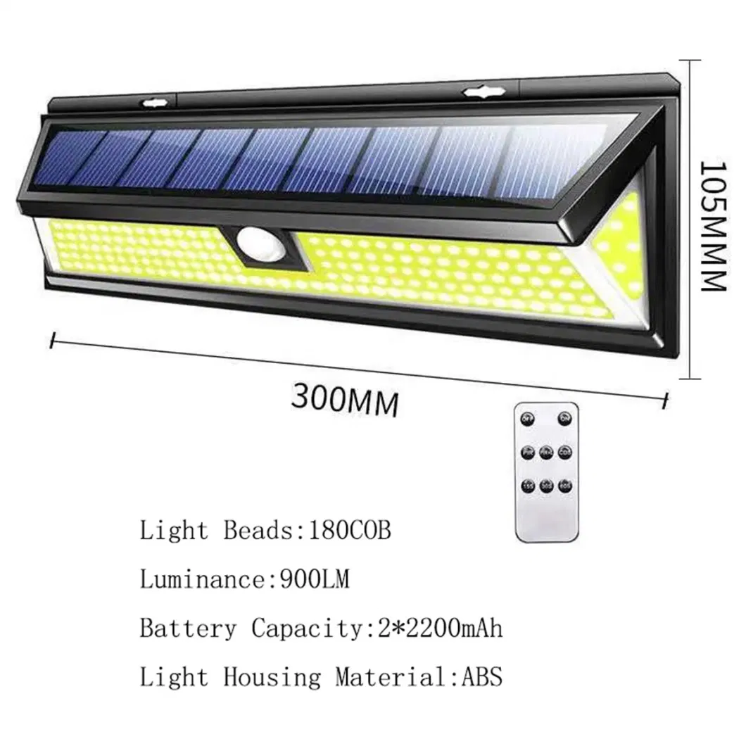 Solar Sensor Wall Light Chinese Vendor CE Certificated Plastic for Fence Outdoor