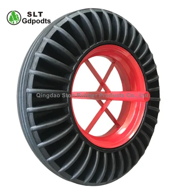 15 Inch Rubber Wheel for Wheel Barrow with Axle