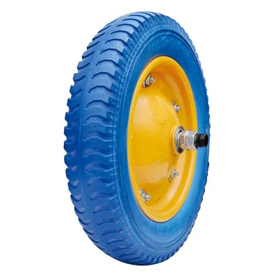 Wheelbarrow PU Foam Wheel with Metal and Plastic Rim