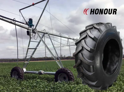 Honour OEM Bias Nylon Agricultural Tractor R1 Irrigation Paddy Field Farm Agriculture Tyre with Rims (14.9-24, 13.6-24, 12.4-24)