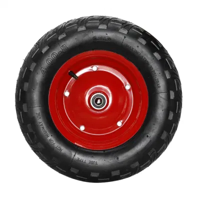Hot Sale Solid PU Polyurethane Foam Flat Free PU Wheels and Tires for Lawn and Garden Tool Carts