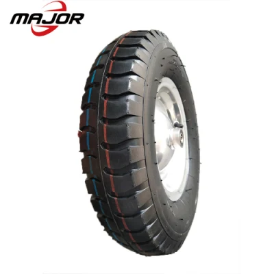 16X400-8 Rubber Pneumatic Wheel for Tricycle Motorcycle Farm Cart and Skateboard Tire Pneumatic Rubber Wheel