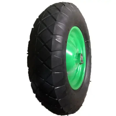  Yellow PU Foam Wheel Color PU Foam Wheel 4.80/4.00-8 Wheelbarrow Tyre