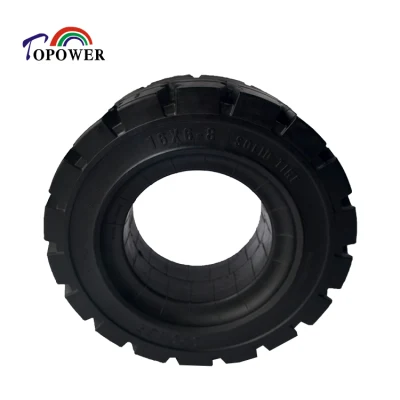  16X6-8 Industrial Rubber Wheel Forklift Cushion Solid Tire Heavy Duty Tire