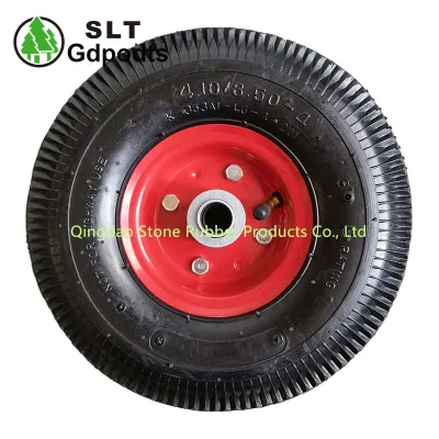 Wholesale 10 Inch Air Rubber Tire with Tube for Hand Trolley 4.10/3.50-4