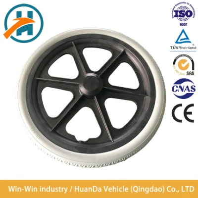  PU Polyurethane Foam Puncture Proof Flat Free Tire Wheels for Wheelbarrow with 16 Inch