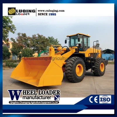 Factory Luqing Europe Zl50f 1.6ton Chinese Small Big Heavy Compact Garden Farm Tractor Front End Mini Wheel Loader with CE Proved