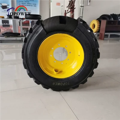 Aerial Work Platform Vehicles Wheel 10-16.5 Polyurethane Filled Tire PU Foam Filled Tire Skid Steer Loader Solid Tire