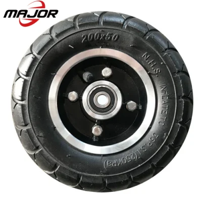 200X50 Wheels Tires & Accessories Pneumatic Rubber Tool Cart Wheel