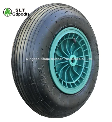 Pneumatic Wheel 4.00-8 Rubber Tire for Wheelbarrow