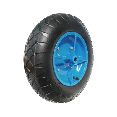 16 Inch 16X4.00-8 Pneumatic Inflatable Rubber Tire Wheel for Hand Truck Trolley Lawn Mower Spreader Trolley