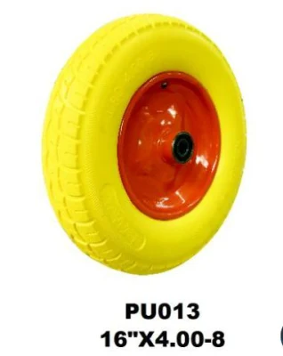 Great Quality Wheel Yellow PU013 for Wheelbarrow (South Africa / Russia Market)