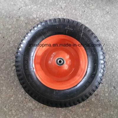 400-8maxtop Pneumatic Rubber Wheel