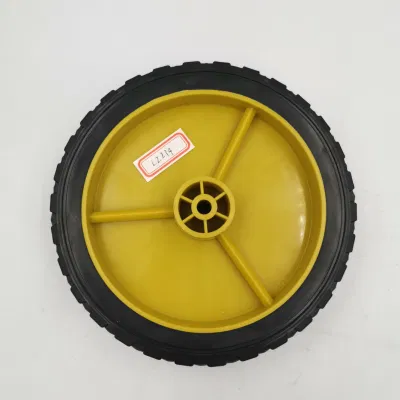 Plastic Products PVC Roller Lawn Mower Wheel Barrow Tyre
