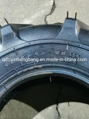 Small Agricultural Farm Tyre with Metal Hub Use for Tillers 4.00-8 4.00-10 5.00-10 5.00-12 6.00-12 6.50-12 for Russia and Belarus Market