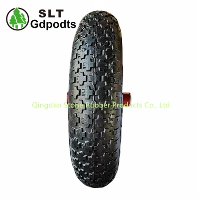 14 Inch Pneumatic Rubber Tyres for Wheelbarrow 3.50-8 Air Tire