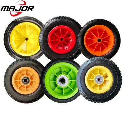 8"10"12"14"16"Wheelbarrow Tire 10X2 Hand Trolley Wheels Tires & Accessories PU Foam Wheel Tyre