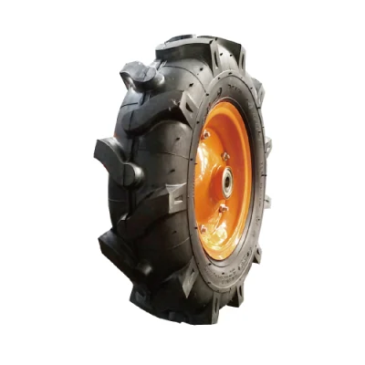 16 Inch 16X4.00-8 Pneumatic Inflatable Rubber Tire Tyre Wheel for Hand Truck Trolley Lawn Mower Spreader Trolley Stroller
