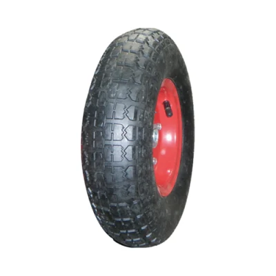 13 Inch 13X4.00-6 Pneumatic Inflatable Rubber Tyre Tire Wheel for Hand Truck Trolley Lawn Mower Spreader Trolley Stroller