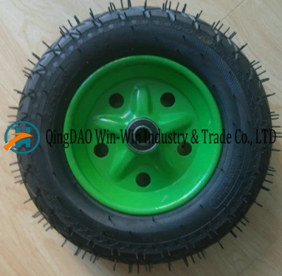 Wear-Resistant Pneumatic Rubber Wheel for Trolley (3.50-8/350-8)