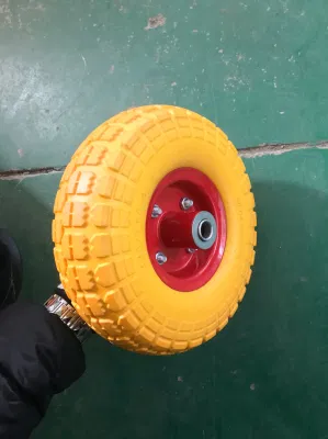 PU Tire PU Foam Wheel for Tool Cart 10′ ′ X4.10/3.50-4