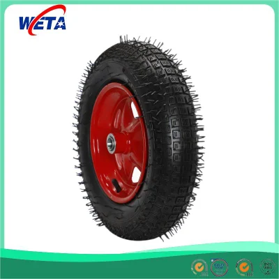 Price Cheap 4.10/3.50-4 Solid PU Foam Flat Free Wheels 10 Inch Flat Free Tubeless Tires and Wheels