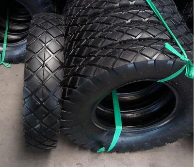  4.80/4.00-8 Maxtop Heavy Duty Big Square Pattern Wheelbarrow Tyre for Trolley