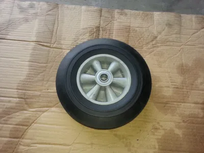 Chinese Wholesale Good Quality Low Price Rubber Powder Solid Rubber Wheels for Wheelbarrow (10X2.5′)