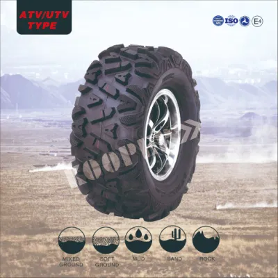 UTV/ATV Tyre (25X11-10, 23X8-11, 24X9-11, 25X8-12, 25X10-12, 25X11-12, 26X9-12, 26X11-12, 26X12-12, 27X9-12, 27X11-12, 27X12-12, 26X9-14, 26X11-14) With DOT