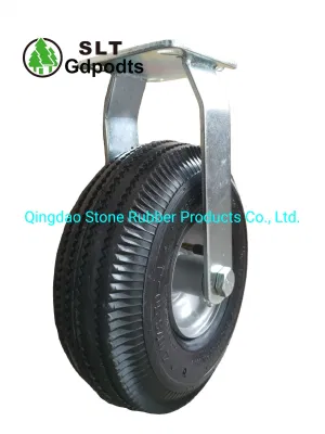  10 Inch 3.50-4 Rubber Wheel for Hand Trolley