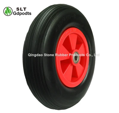 400mm Wheelbarrow Wheel PU Foam Not for Highway Use for Europe Market