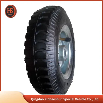 Trolley Small Pneumatic Solid Tire Rubber Wheel 2.50-4 3.00-4 Wheelbarrow Tire 250 4 300 4 Wheel for Hand Trolley