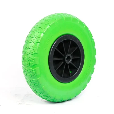  No Flat Heavy Duty Solid PU Foam Rubber Wheels Wheelbarrow Tyre 4.80/4.00-8