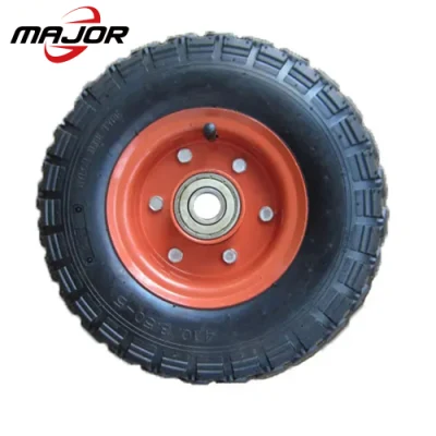 11X3.50-5 Sack Truck Barrow Tire Pneumatic Rubber Inflatable Trolley Wheel for Garden Carts
