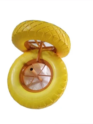 16*400-8 PU Solid Wheel Wheelbarrow Wheel