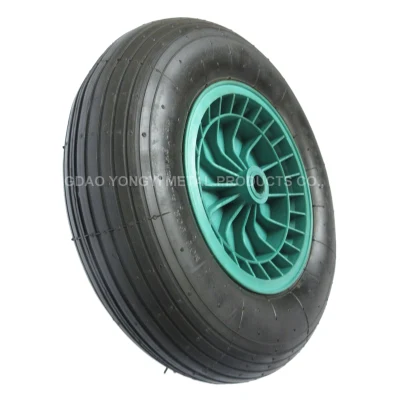 13-Inch 4.10/3.50-6 Tubeless Pneumatic Rubber Wheel Wheelbarrow Wheels