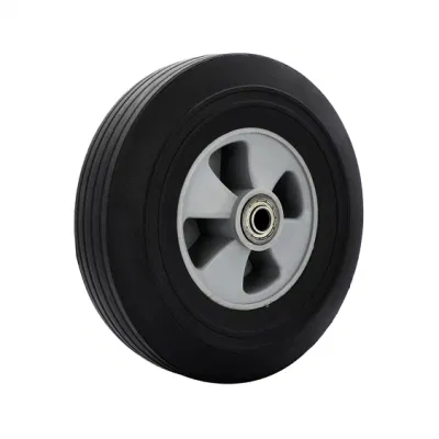  Powder Solid Rubber Wheel Solid Tyre for Hand Trolley 10X2.75