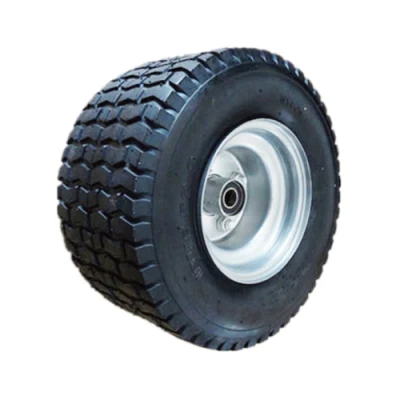 16 Inch 16X9.50-8 Pneumatic Inflatable Rubber Tire Wheel for Hand Truck Trolley Lawn Mower Spreader Trolley Stroller