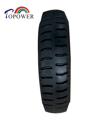  Luggage Trailer Tyre 4.00-8 Hand Truck Cart Solid Rubber Tire for Airport
