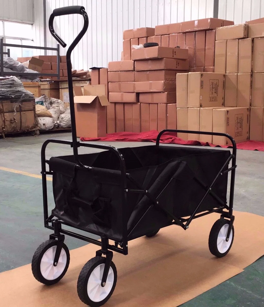 Heavy Duty Foldable Garden Trolley Folding Cart Wagon Truck Wheelbarrow