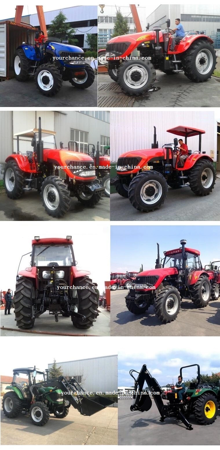 Hot Sale Dq904 90HP 4WD Agricultural Wheel Farm Tractor with Paddy Tire for Paddy Field Farming Work