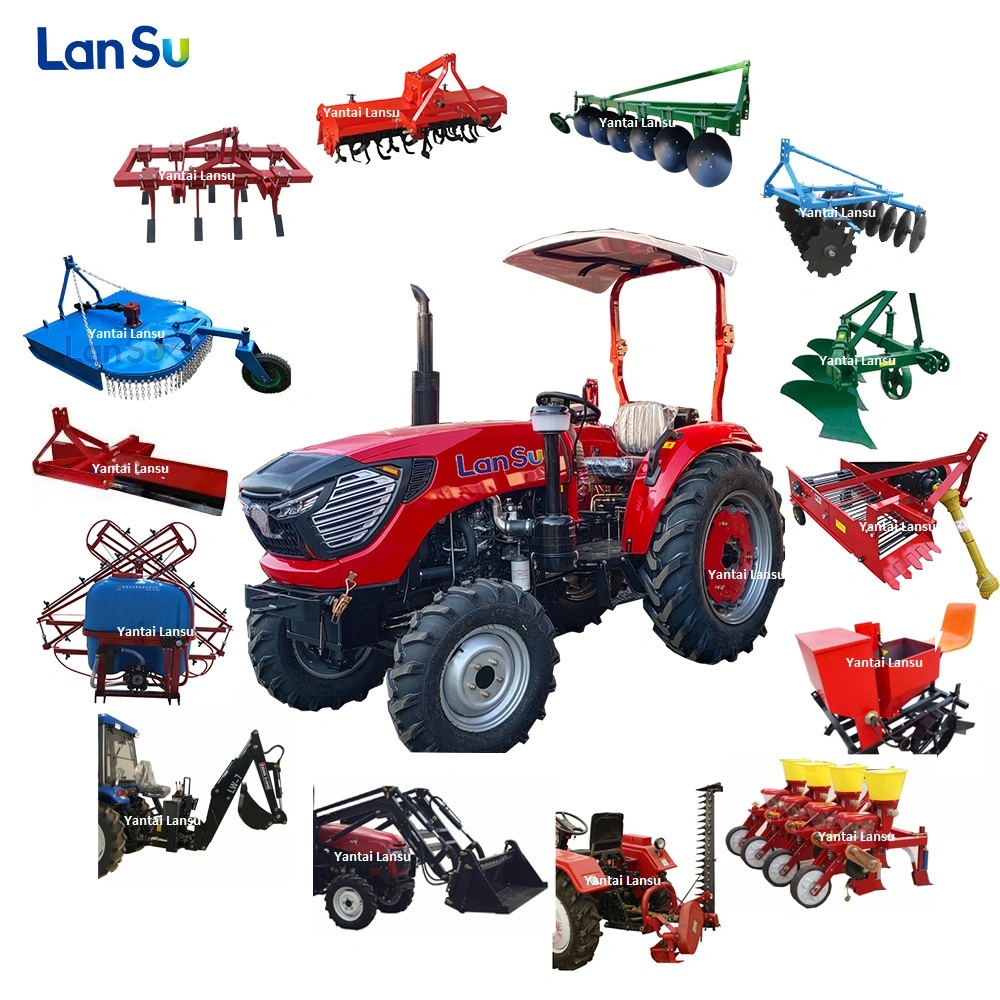 Big Discount Manufacturer Supply Agriculturel 80HP 90HP 100HP 110HP 120HP 30HP 40HP 50HP 60HP 70HP Cheap Farm Four Wheel Mini Trucktractor for Sale