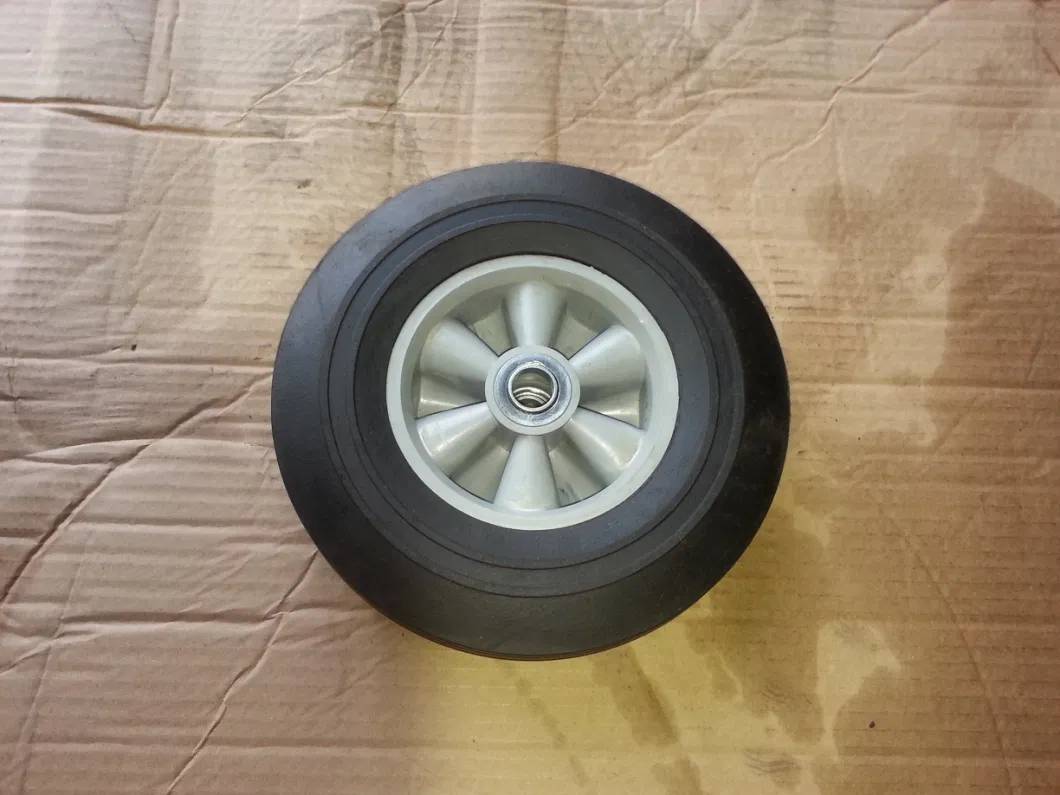 Chinese Wholesale Good Quality Low Price Rubber Powder Solid Rubber Wheels for Wheelbarrow (10X2.5&prime;)
