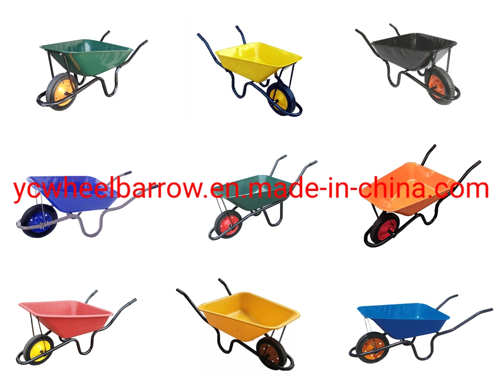 4CF Africa Wheelbarrow Solid Wheel (WB3800) with 13&quot;X3&quot;Solid Wheel