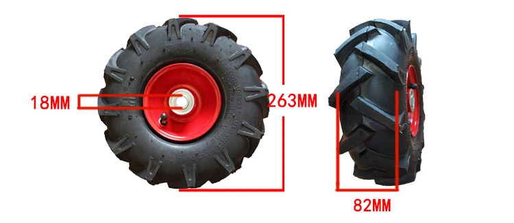 Tractor Rubber Wheel 4.80/4.00-8 Agriculture Rubber Wheel Agricultural Tractor Rubber Tires